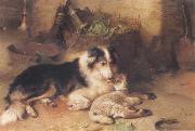Walter Hunt The Shepherd-s Pet oil painting